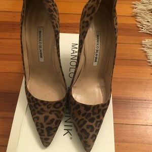 Manolo Blahnik BB 105 Leopard Pump